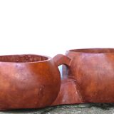 Ethnic wooden gardener 70s