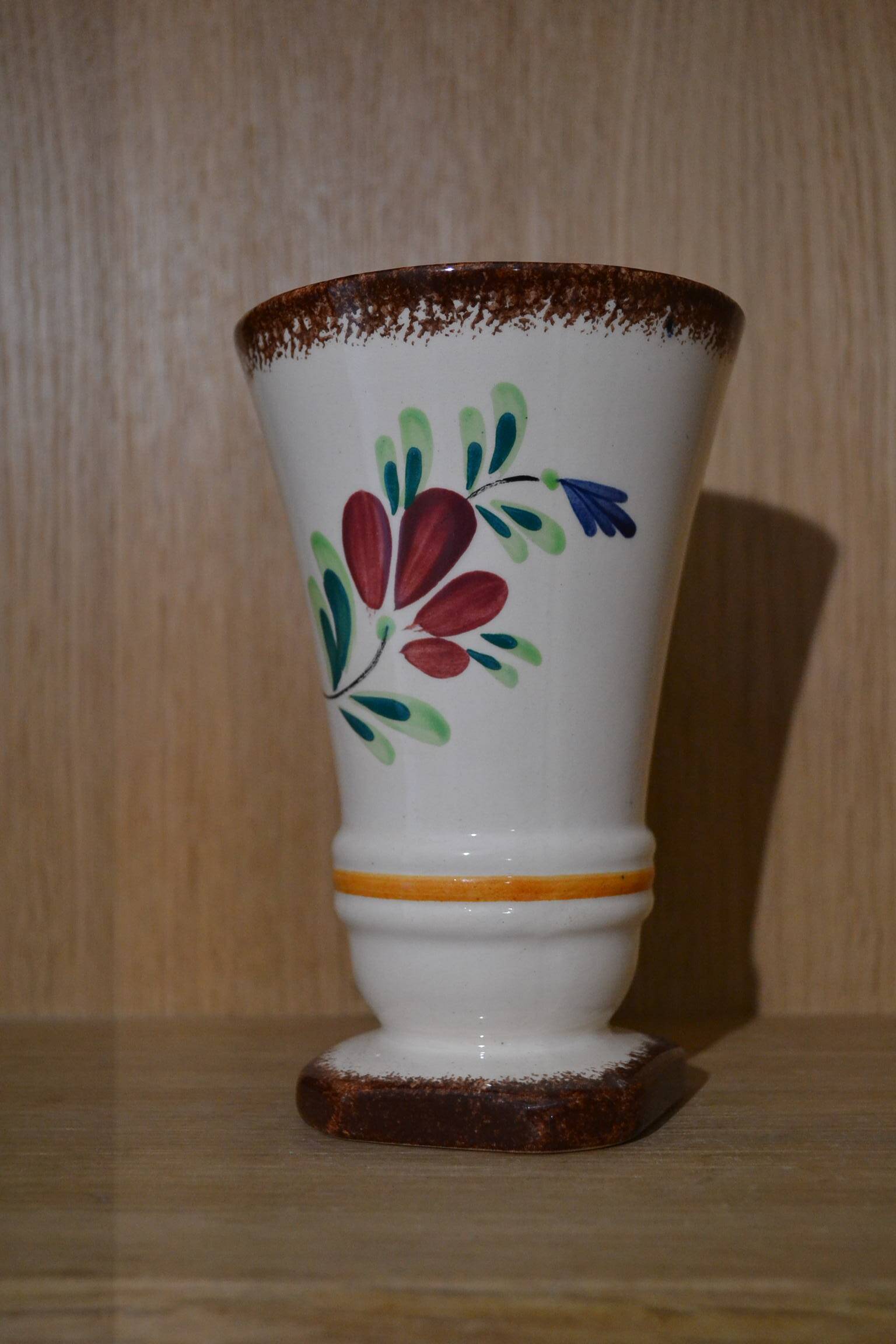 Vase Normandie peint à la main