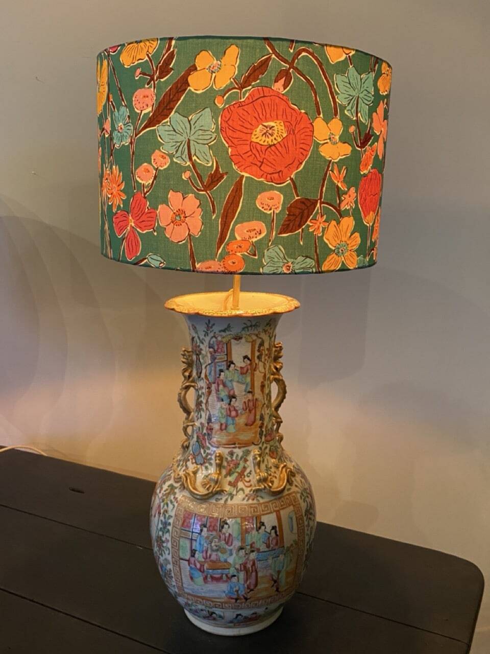 Canton vase lamp