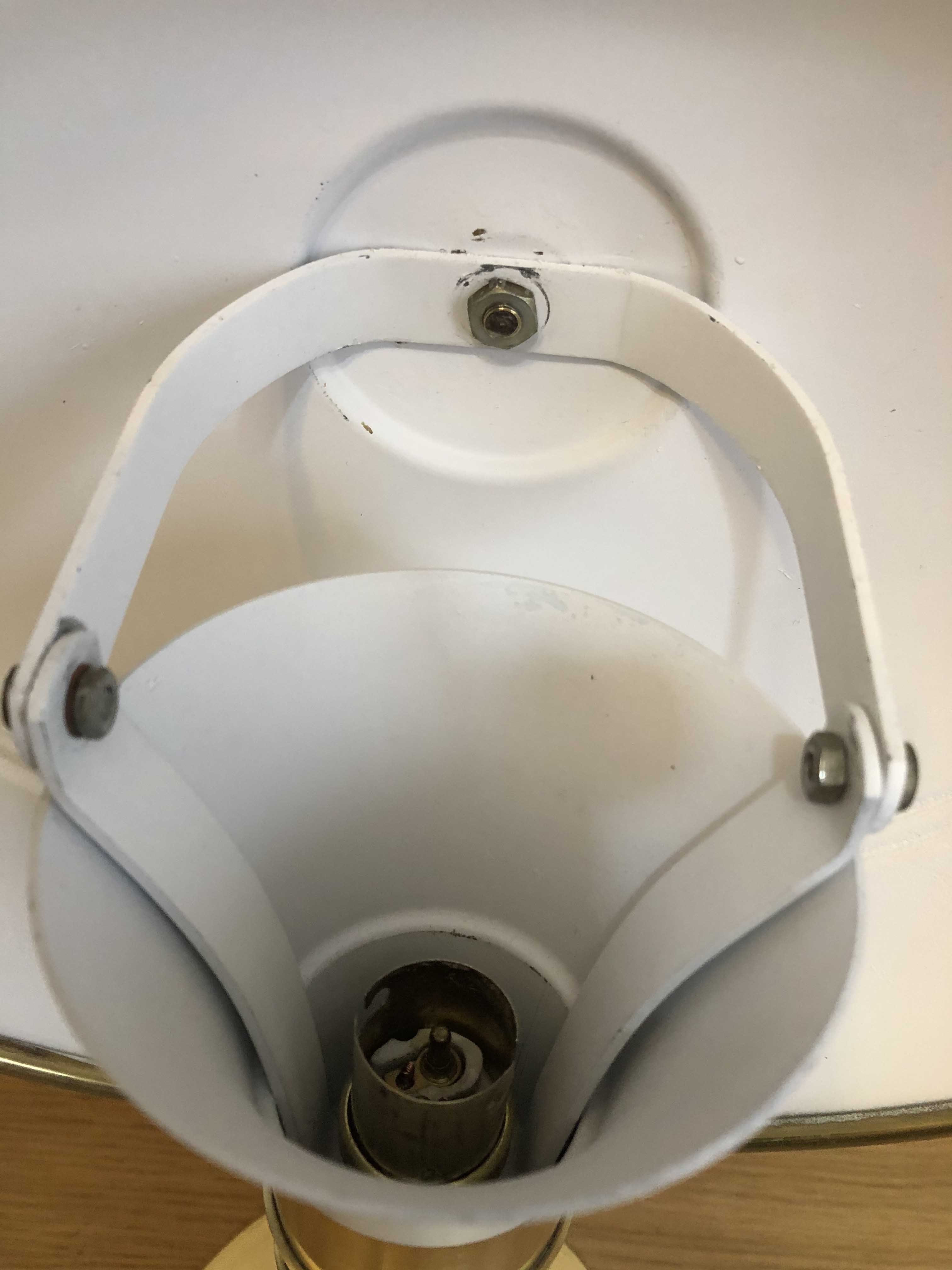 Old brass mushroom lamp 1930