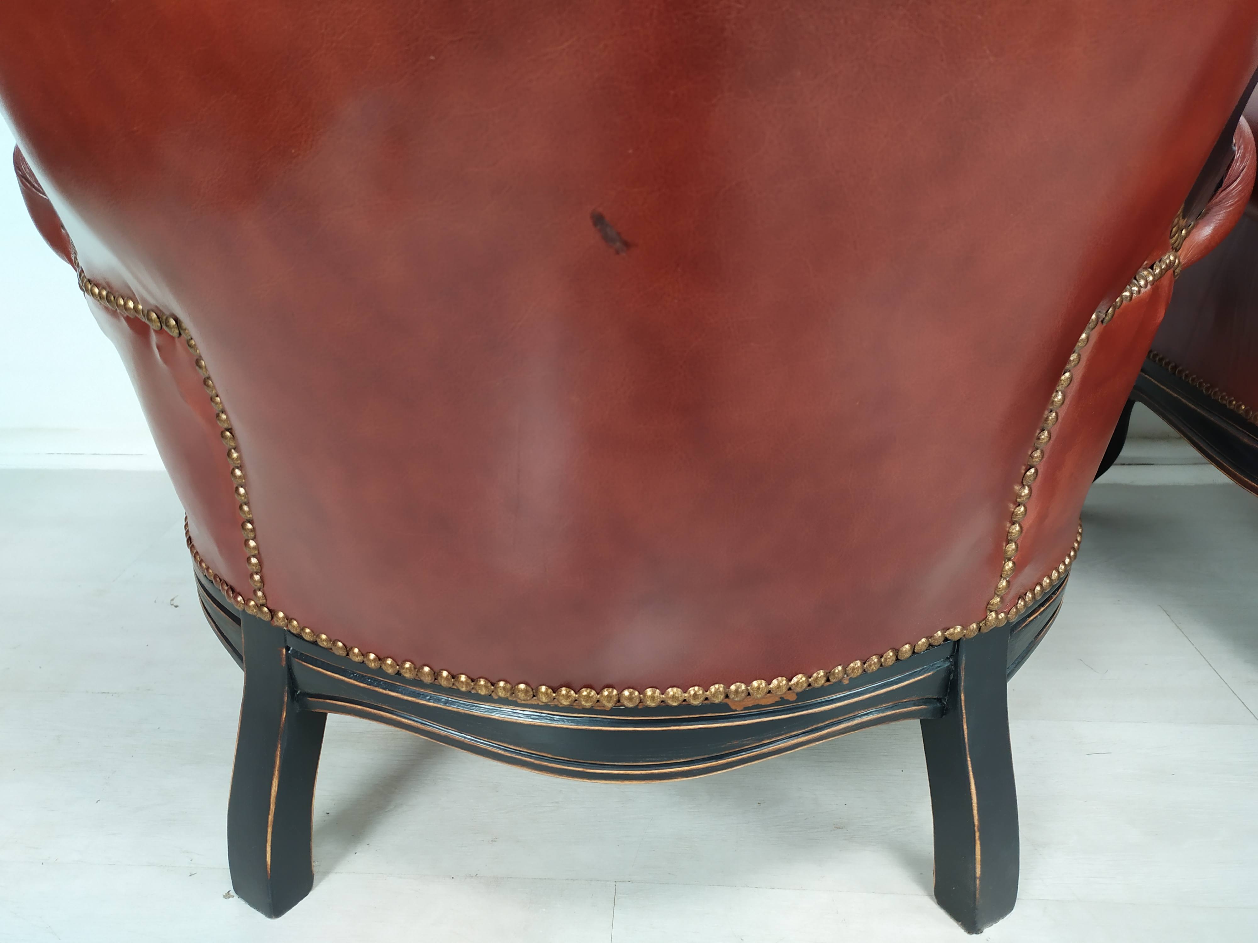 Salon Chesterfield burgundy