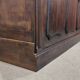 Early 20th-century oak bar counter with period zinc and tin cladding.