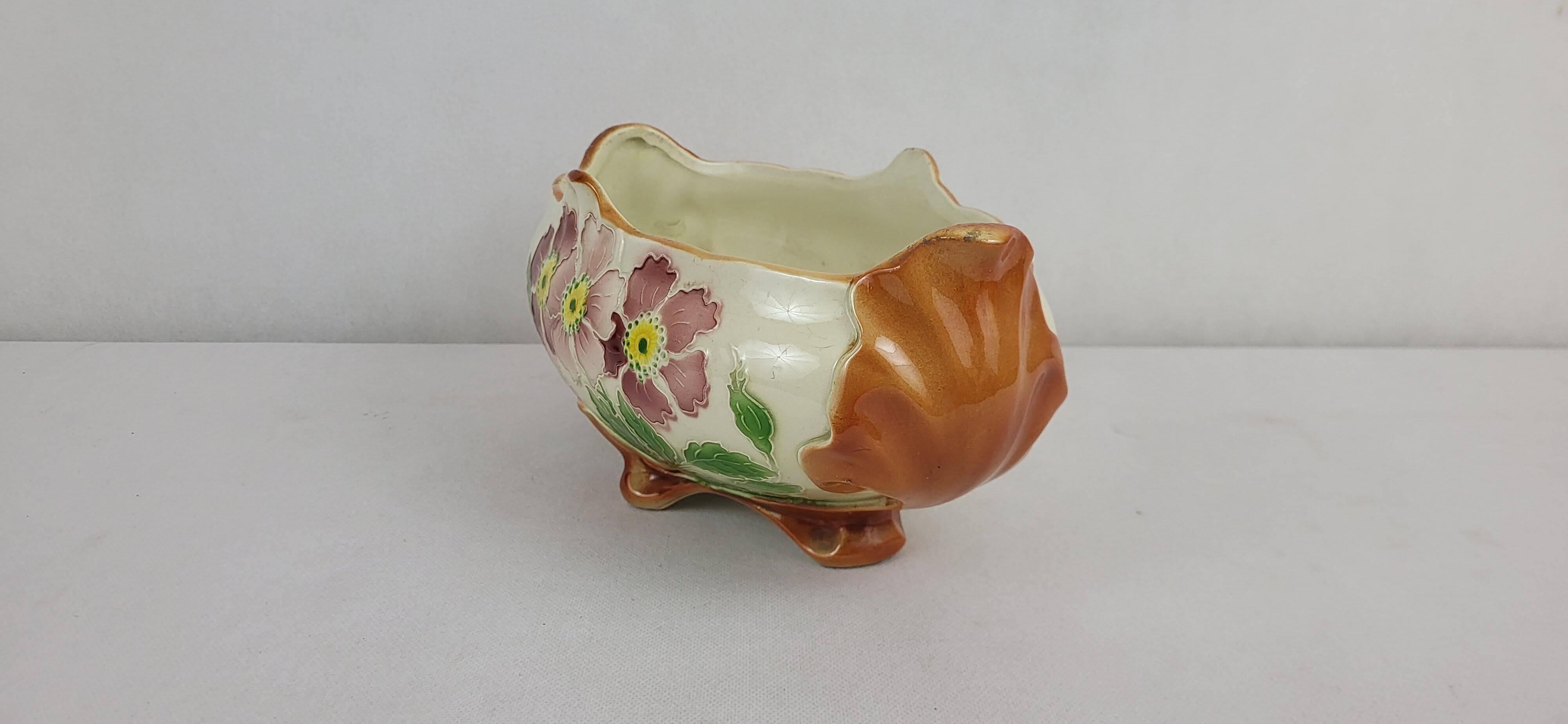 Keller & Guérin Art Nouveau Planter / Saint Clément