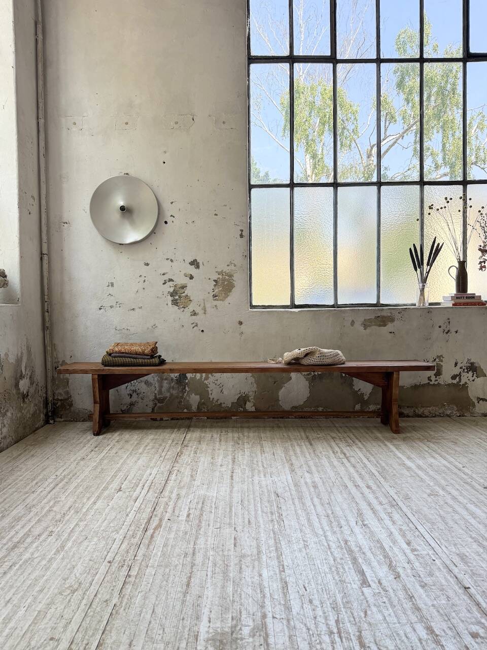 2.5m XL pine farm bench