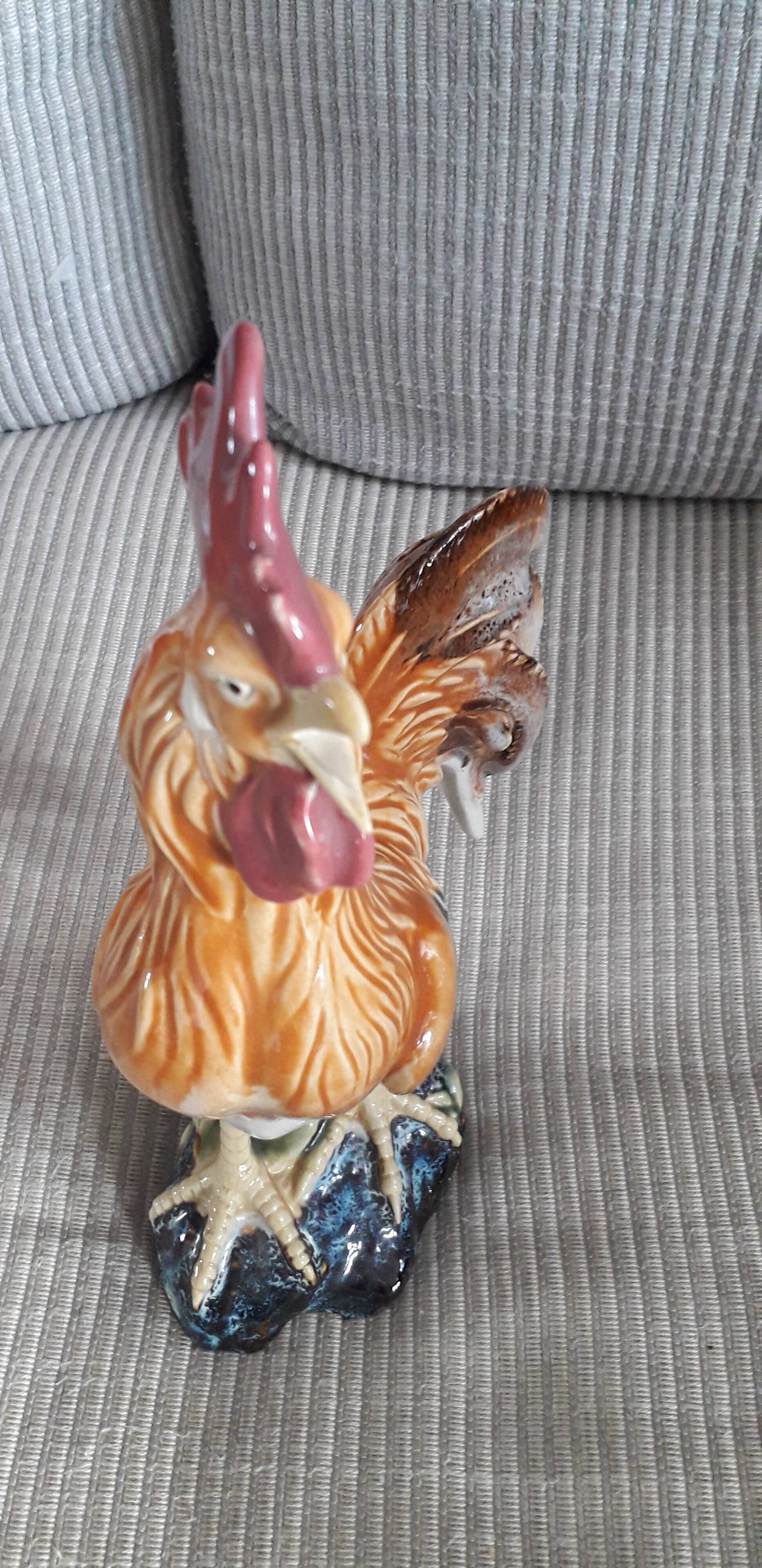 Very original vintage ceramic rooster