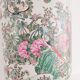 Vase rouleau de 47 cm en porcelaine de Canton Chine