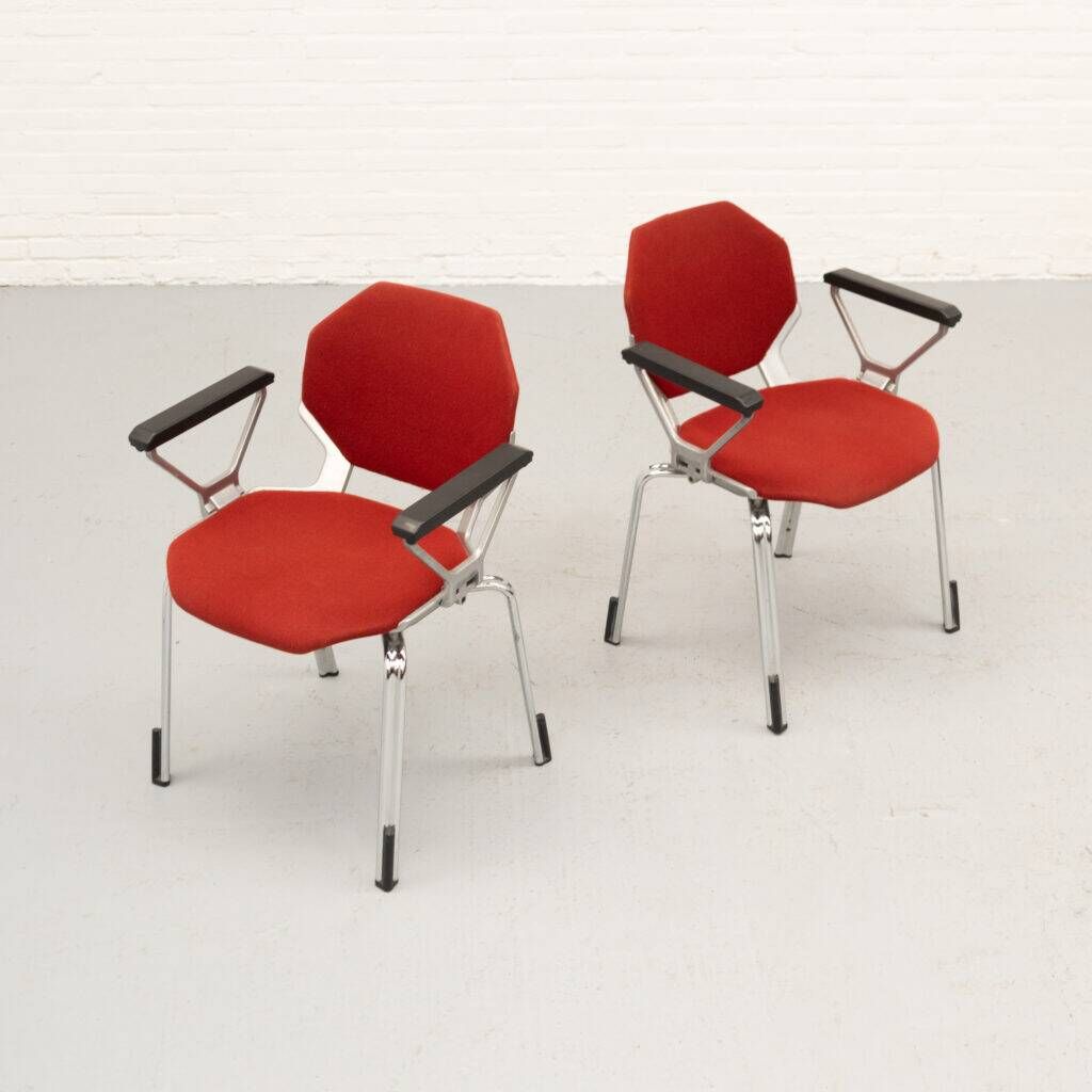 Hexagonal chair Fröscher Sitform 1970s
