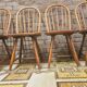 Set de 4 chaises Danoises 1970 vintage