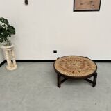 Coffee table "Les Herbiers" by Roger Capron