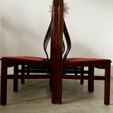 Lot 6 old Italian design bentwood chairs from the 70s vintage