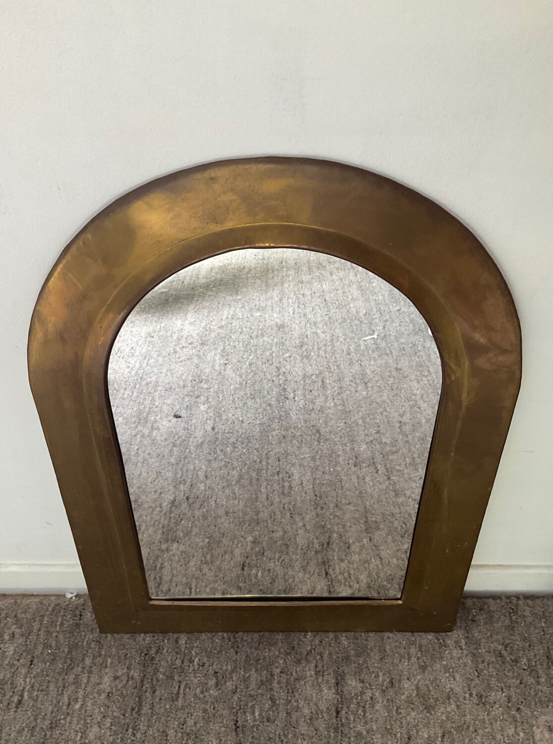 Vintage copper mirror 60s-70s