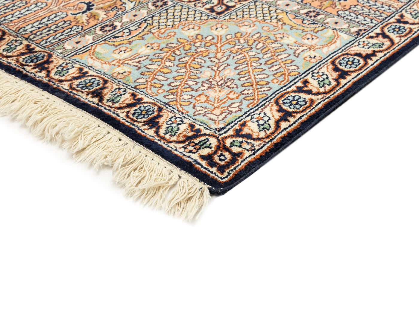 1960s cashmere carpet, 153 x 216