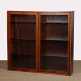 Scandinavian rosewood display cabinet by Poul Hundevad, 1960