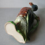 Old pitcher large duck Saint Clément ceramic slurry beautiful color 33 cm n° 2