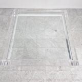 Vintage lucite coffee table, 1990s