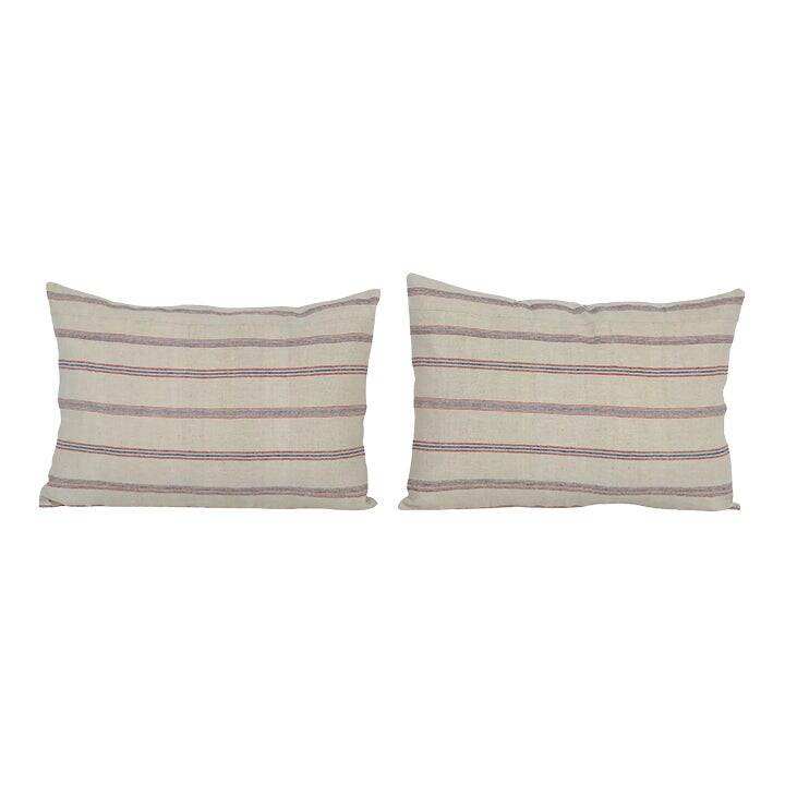Set of 2 vintage Turkish cushion covers 41x61 cm
