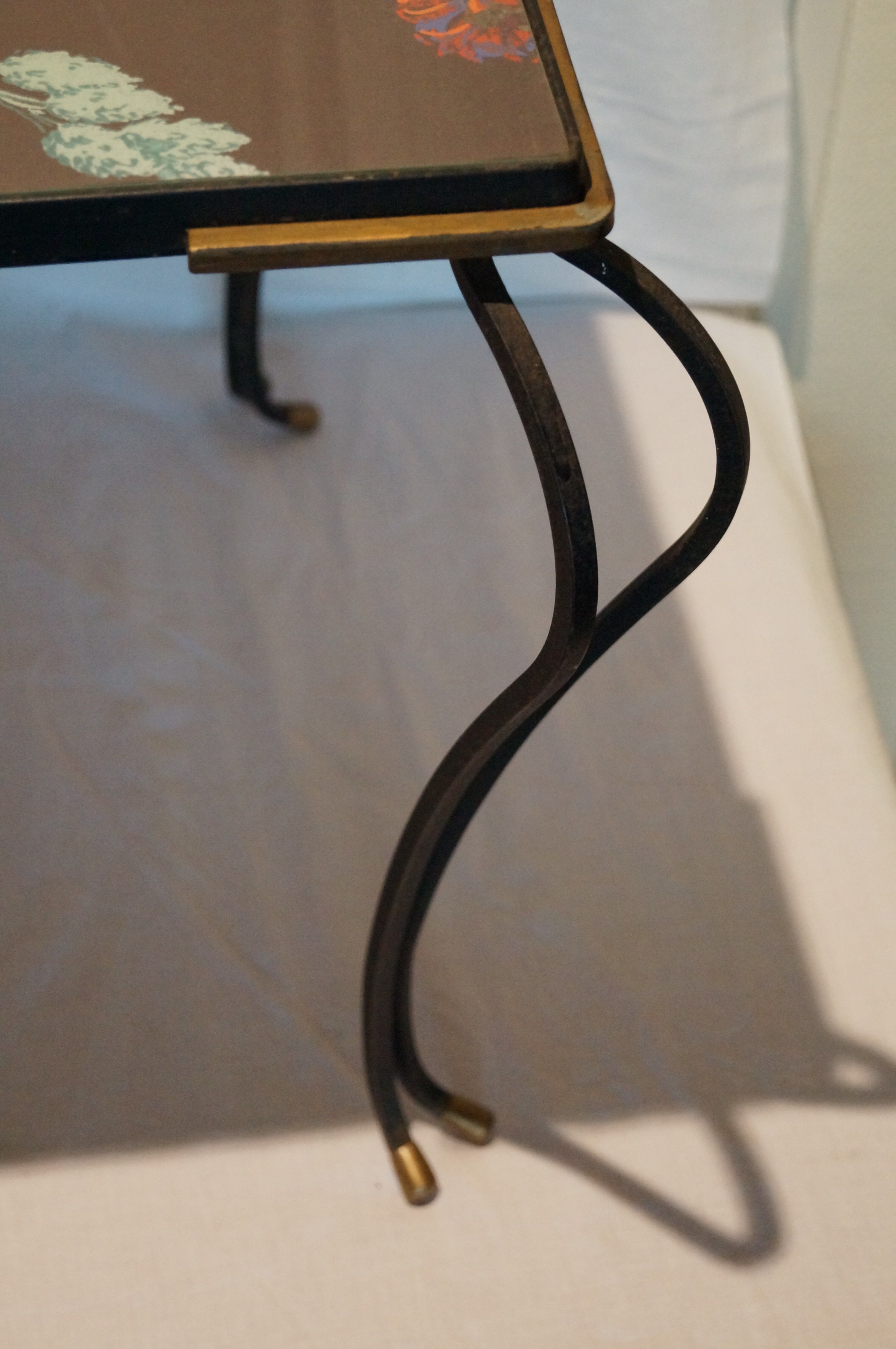 Vintage wrought iron table