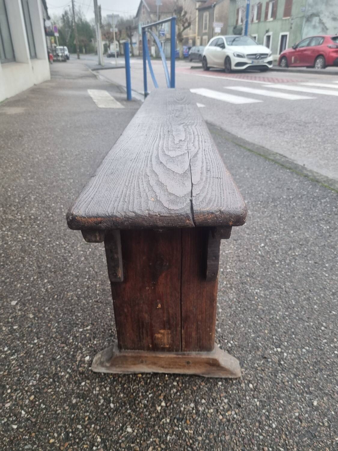 Old church bench