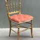Chaise en bois doré de style Napoléon III