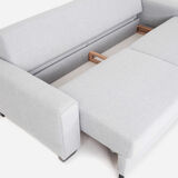Canapé rejkiavik gris colombe, design scandinave