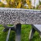 Old garden furniture in vintage stone