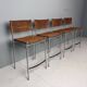 Ensemble de quatre tabourets de bar "Miss B", Tito Agnoli, Italie, 1997