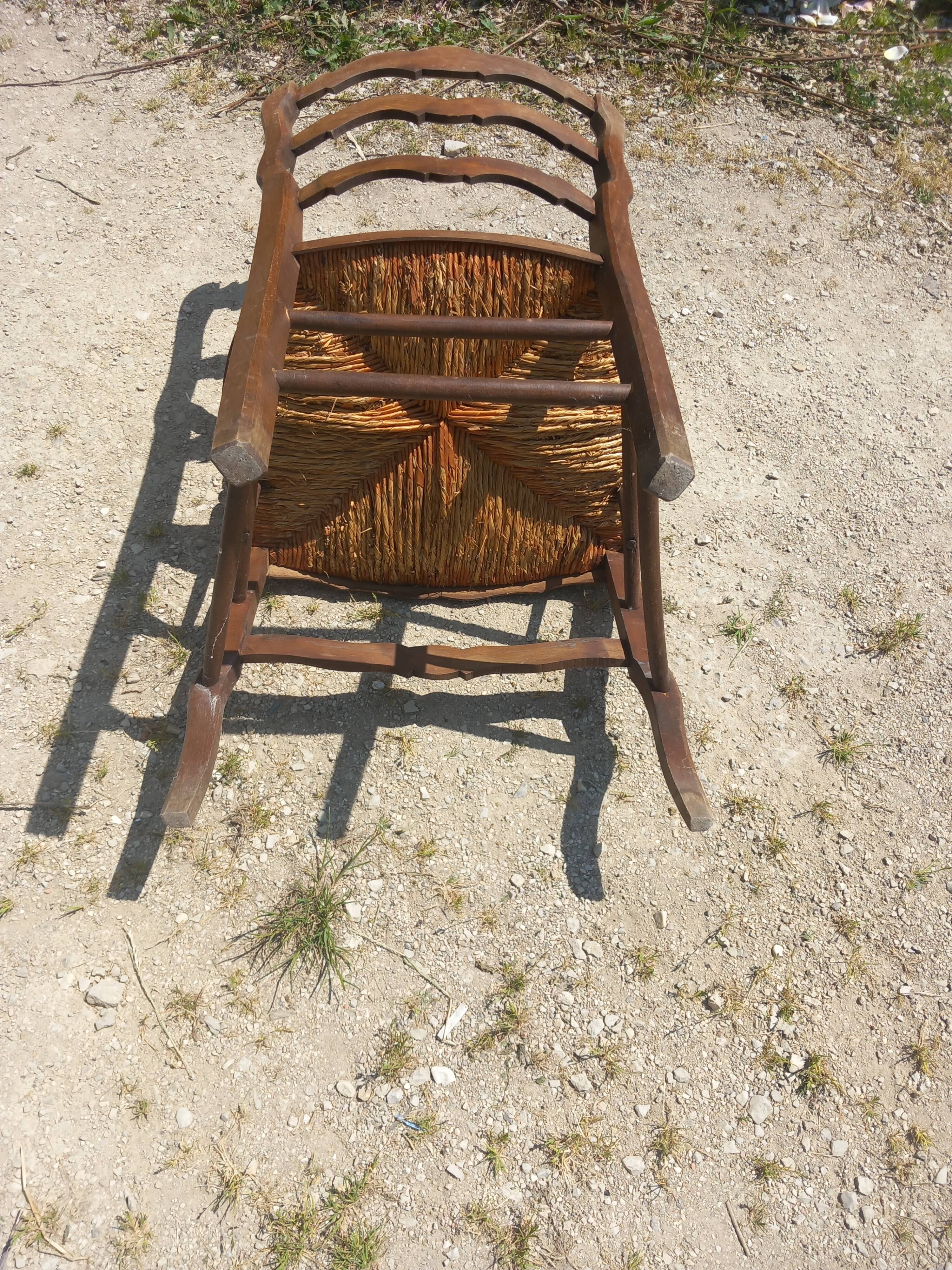 Wooden armchair