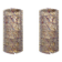 Pair of Mid-century Modern Style Italian Murano Glass and Brass Sconces