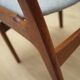 Ensemble de six chaises en teck, design danois, années 1970, fabrication : Nova