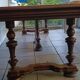 Antique solid wood dining table + 3 extensions