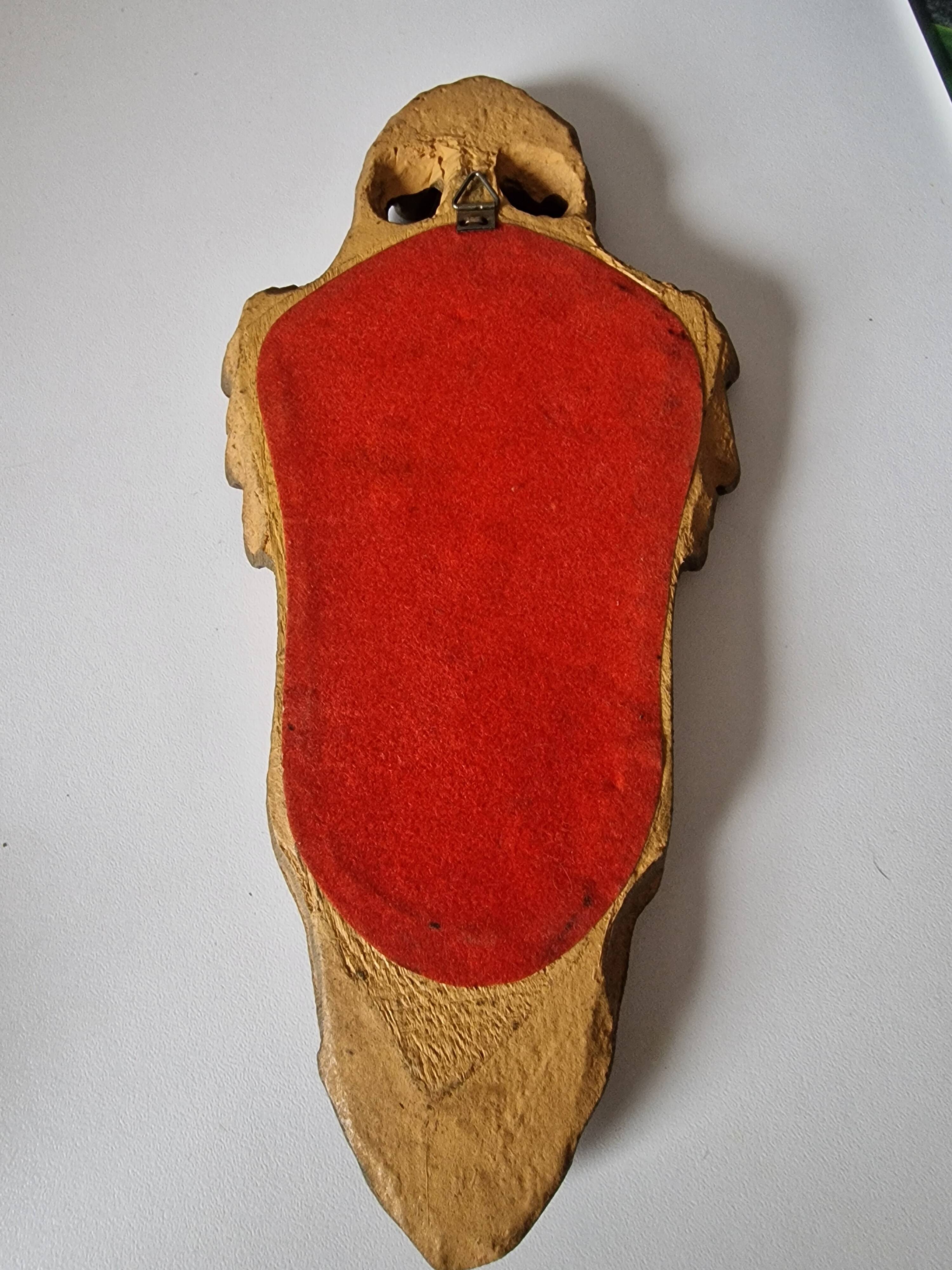 Small baroque style wall mirror 23cm