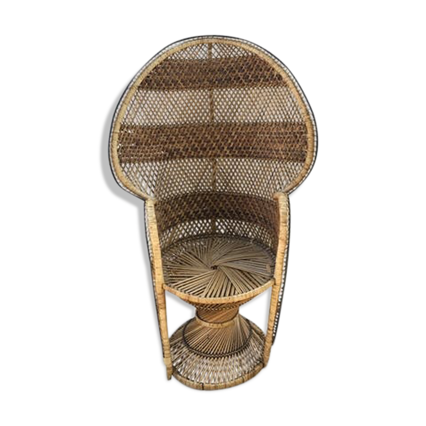 Rattan peacock chair