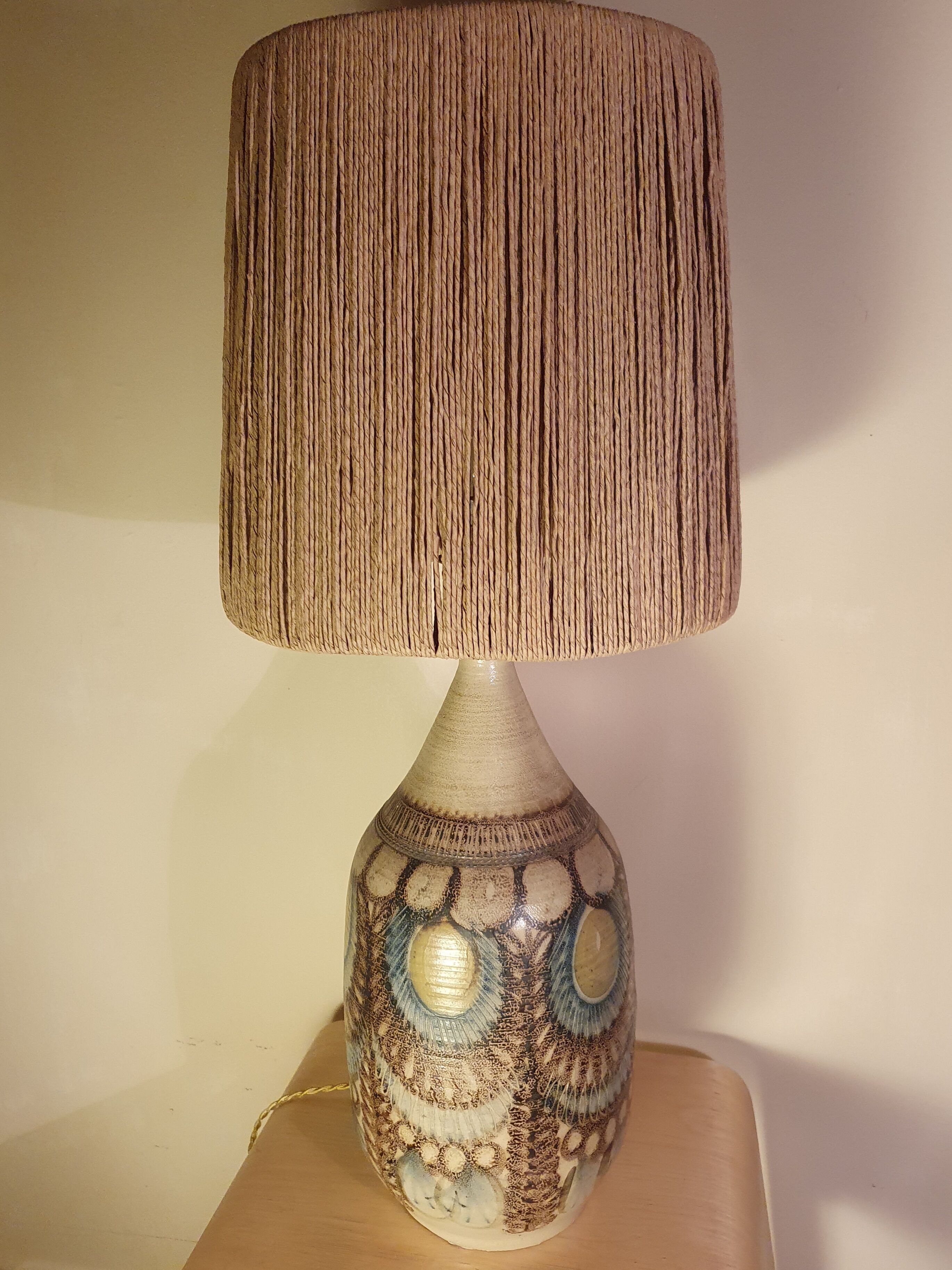 Ceramic lamp by Jean Claude Courjault