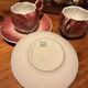 Duo de tasses bouton de rose – Luneville