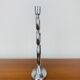 Matthew Hilton style aluminum circle candle holder, vintage design