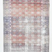 Tapis persan classique rouge et bleu