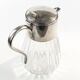 Art Deco wine jug, glass, Germany, 1920s