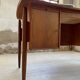 Scandinavian "boomerang" two-sided teak desk Midtjydsk Mobelfabrilk