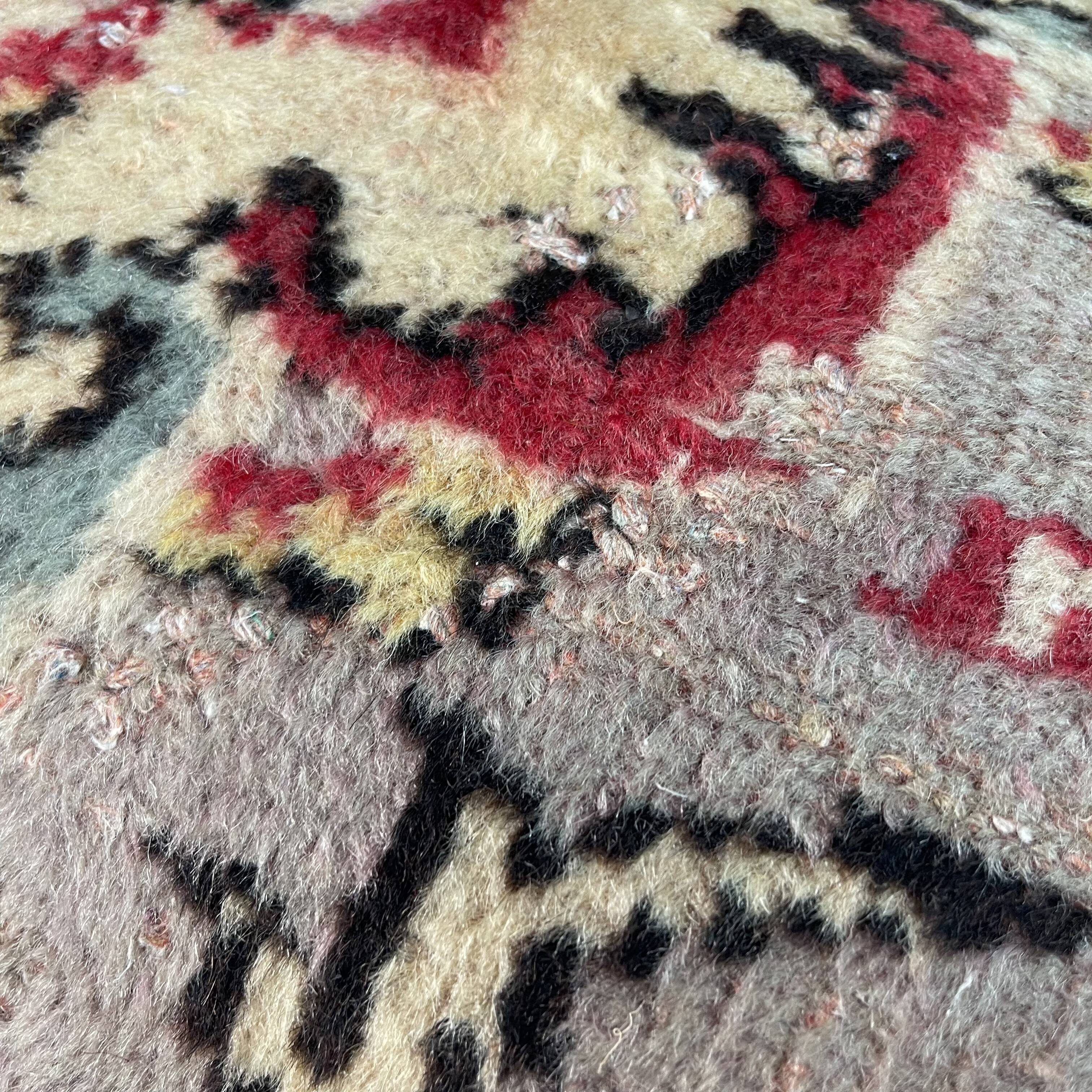 Vintage turkish rug cushion cover, 30 x 50 cm