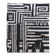 Tapis Noir et Blanc - 274 x 218 cm