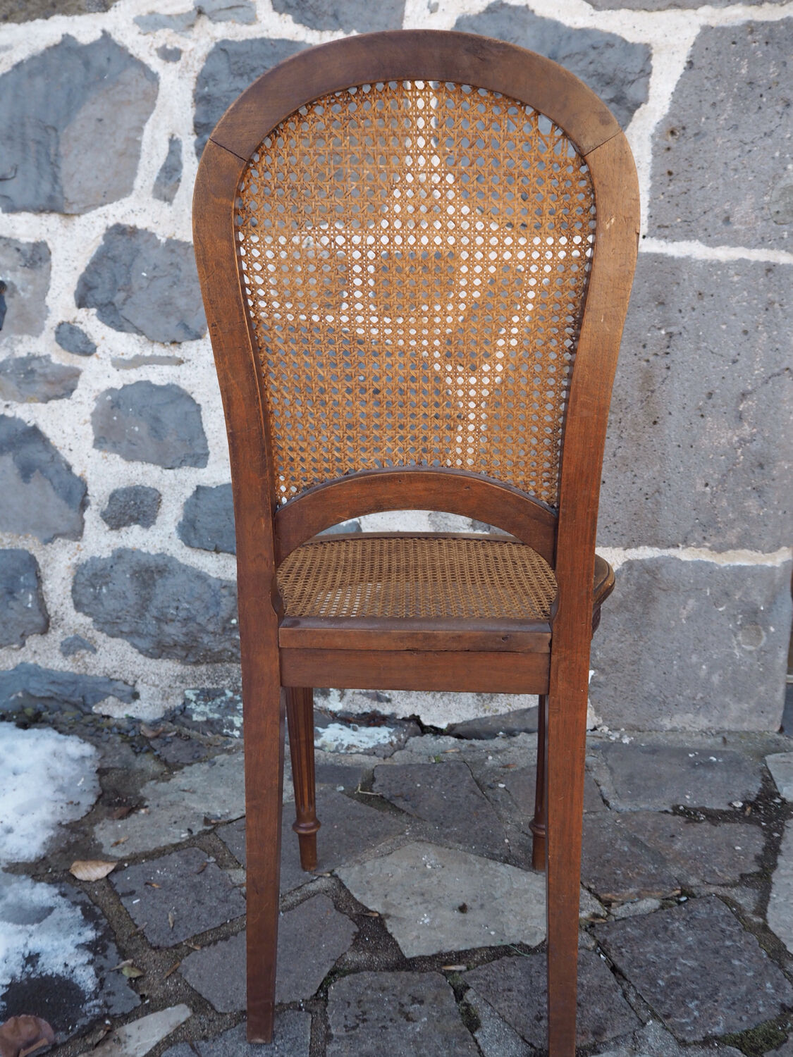 Pair of canes chairs