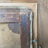 Painting by Jules Merle1939 "The roofs of snowy Paris" Notre Dame des Champs