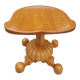 Tabouret rare sur roulettes