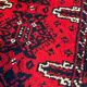 Vintage wool carpet woven 185x90 from the 60s-70s