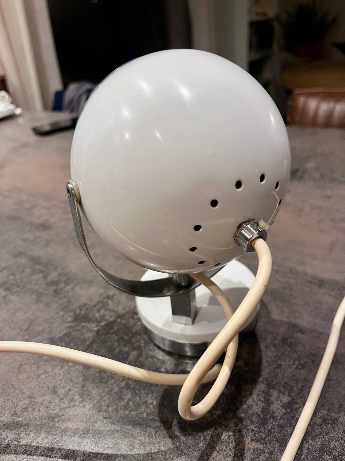 Eyeball lamp design Italian 60s/70s