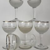 Set of 6 glasses wine balloon (granite glass)