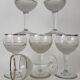 Set de 6 verres ballon à vin verre granité