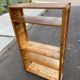 Scandinavian solid pine shelf with 5 levels.