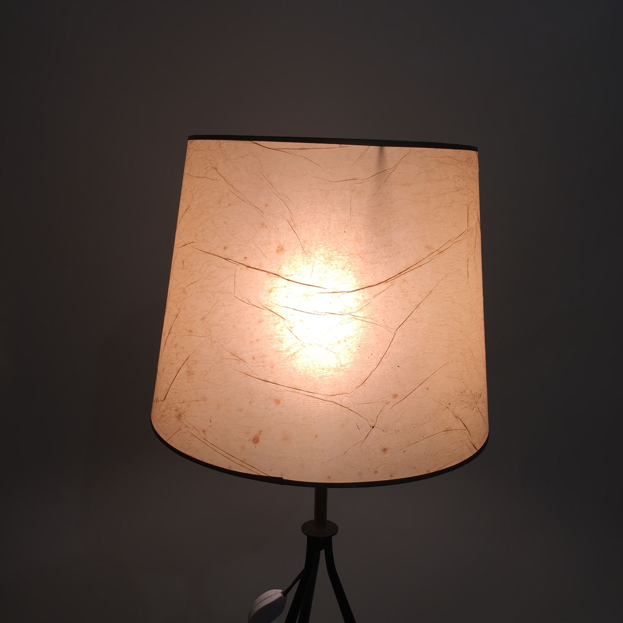 Modernist tripod floor lamp