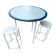 Table et 2 tabourets